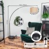 Soungou Lampa stojąca Chrom, Czarny, 1-punktowy