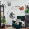 Cando Lampa stojąca Chrom, Czarny, 1-punktowy