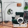 Cando Lampa stojąca Chrom, Czarny, 1-punktowy