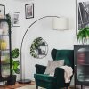 Bassagoda Lampa stojąca Chrom, Czarny, 1-punktowy