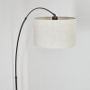Bassagoda Lampa stojąca Chrom, Czarny, 1-punktowy
