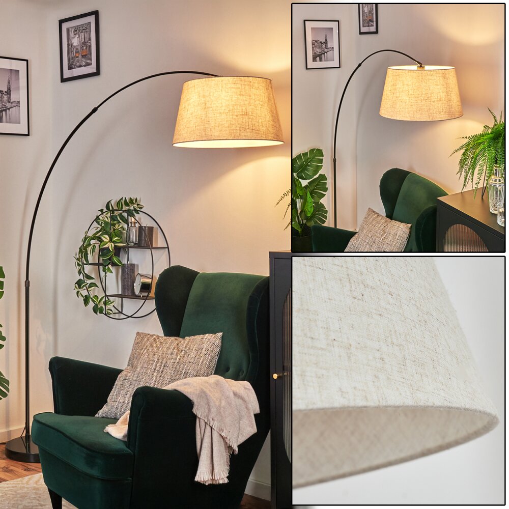Bassagoda Lampa stojąca Chrom, Czarny, 1-punktowy main product photo