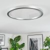 Xarel Lampa sufitowa, Panel LED Srebrny, 1-punktowy