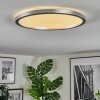 Xarel Lampa sufitowa, Panel LED Srebrny, 1-punktowy
