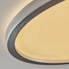 Xarel Lampa sufitowa, Panel LED Srebrny, 1-punktowy