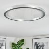 Xarel Lampa sufitowa, Panel LED Srebrny, 1-punktowy