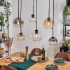 Koyoto Lampa wisząca, Kula świetlna, Lampa wisząca W kolorze bursztynu, Przezroczysty, Przydymiony, 6-punktowe