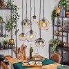 Koyoto Lampa wisząca, Kula świetlna, Lampa wisząca W kolorze bursztynu, Przezroczysty, Przydymiony, 6-punktowe