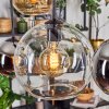 Koyoto Lampa wisząca, Kula świetlna, Lampa wisząca W kolorze bursztynu, Chrom, Przezroczysty, Przydymiony, 6-punktowe