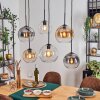 Koyoto Lampa wisząca, Kula świetlna, Lampa wisząca W kolorze bursztynu, Przezroczysty, Przydymiony, 6-punktowe