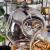 Ripoll lampa wisząca, kula świetlna, lampa wisząca bursztynowy, przezroczysty, przydymiony, 6-punktowe