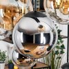 Gastor Lampa wisząca, Kula świetlna, Lampa wisząca W kolorze bursztynu, Chrom, Przezroczysty, Przydymiony, 8-punktowe
