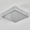 Elmar Lampa sufitowa, Panel LED Srebrny, 1-punktowy