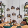 Ripoll Lampa wisząca, Kula świetlna, Lampa wisząca Przezroczysty, Przydymiony, 6-punktowe