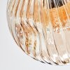 Ripoll lampa sufitowa, kula świetlna bursztynowy, 6-punktowe