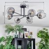 Ripoll Lampa sufitowa, Kula świetlna Przezroczysty, Przydymiony, 6-punktowe