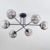 Ripoll Lampa sufitowa, Kula świetlna Przezroczysty, Przydymiony, 6-punktowe