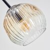 Ripoll lampa sufitowa, kula świetlna bursztynowy, przezroczysty, 6-punktowe