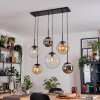 Gastor Lampa wisząca, Kula świetlna, Lampa wisząca W kolorze bursztynu, Chrom, Przezroczysty, Przydymiony, 6-punktowe