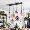 Gastor lampa wisząca, kula świetlna, lampa wisząca bursztynowy, przezroczysty, przydymiony, 8-punktowe