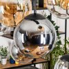 Gastor lampa wisząca, kula świetlna, lampa wisząca bursztynowy, przezroczysty, przydymiony, 8-punktowe