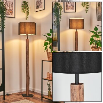Soungou Lampa stojąca Ecru, Czarny, 1-punktowy