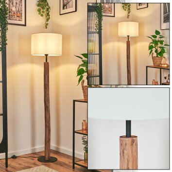 Soungou Lampa stojąca Ecru, Czarny, 1-punktowy
