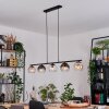 Koyoto Lampa wisząca, Kula świetlna, Lampa wisząca W kolorze bursztynu, Przezroczysty, Przydymiony, 5-punktowe