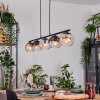 Koyoto Lampa wisząca, Kula świetlna, Lampa wisząca W kolorze bursztynu, Przezroczysty, Przydymiony, 5-punktowe