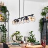 Koyoto Lampa wisząca, Kula świetlna, Lampa wisząca W kolorze bursztynu, Przezroczysty, Przydymiony, 5-punktowe