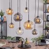 Ripoll Lampa wisząca, Kula świetlna, Lampa wisząca W kolorze bursztynu, Przezroczysty, Przydymiony, 8-punktowe
