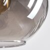 Ripoll Lampa wisząca, Kula świetlna, Lampa wisząca W kolorze bursztynu, Przezroczysty, Przydymiony, 8-punktowe