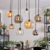 Ripoll Lampa wisząca, Kula świetlna, Lampa wisząca W kolorze bursztynu, Przezroczysty, Przydymiony, 8-punktowe