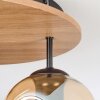 Ripoll Lampa sufitowa, Kula świetlna Ecru, Czarny, 3-punktowe