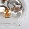 Ripoll lampa sufitowa, kula świetlna kolory naturalne, czarny, 3-punktowe