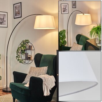 Bassagoda Lampa stojąca Chrom, Czarny, 1-punktowy