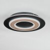 Lidor Lampa sufitowa LED Czarny, 1-punktowy