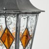 Lignac Zewnętrzny kinkiet, Lampa ścienna Czarny, Srebrny, 1-punktowy
