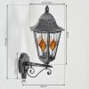 Lignac Zewnętrzny kinkiet, Lampa ścienna Czarny, Srebrny, 1-punktowy