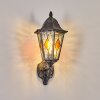 Lignac Zewnętrzny kinkiet, Lampa ścienna Czarny, Srebrny, 1-punktowy