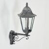 Lignac Zewnętrzny kinkiet, Lampa ścienna Czarny, Srebrny, 1-punktowy, Czujnik ruchu