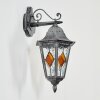Lignac Zewnętrzny kinkiet, Lampa ścienna Czarny, Srebrny, 1-punktowy