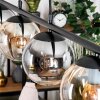 Gastor lampa wisząca, kula świetlna, lampa wisząca bursztynowy, przezroczysty, przydymiony, 4-punktowe