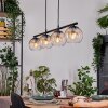 Koyoto Lampa wisząca, Kula świetlna, Lampa wisząca W kolorze bursztynu, Przezroczysty, 4-punktowe
