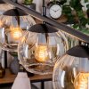 Koyoto Lampa wisząca, Kula świetlna, Lampa wisząca W kolorze bursztynu, Przezroczysty, 4-punktowe
