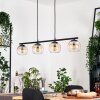 Koyoto Lampa wisząca, Kula świetlna, Lampa wisząca W kolorze bursztynu, Przezroczysty, 4-punktowe