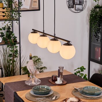 Gastor Lampa wisząca, Kula świetlna, Lampa wisząca Biały, 4-punktowe Gastor Lampa wisząca, Kula świetlna, Lampa wisząca Biały, 4-punktowe