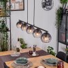 Koyoto Lampa wisząca, Kula świetlna, Lampa wisząca Przezroczysty, Przydymiony, 5-punktowe