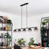 Koyoto Lampa wisząca, Kula świetlna, Lampa wisząca Przezroczysty, Przydymiony, 5-punktowe