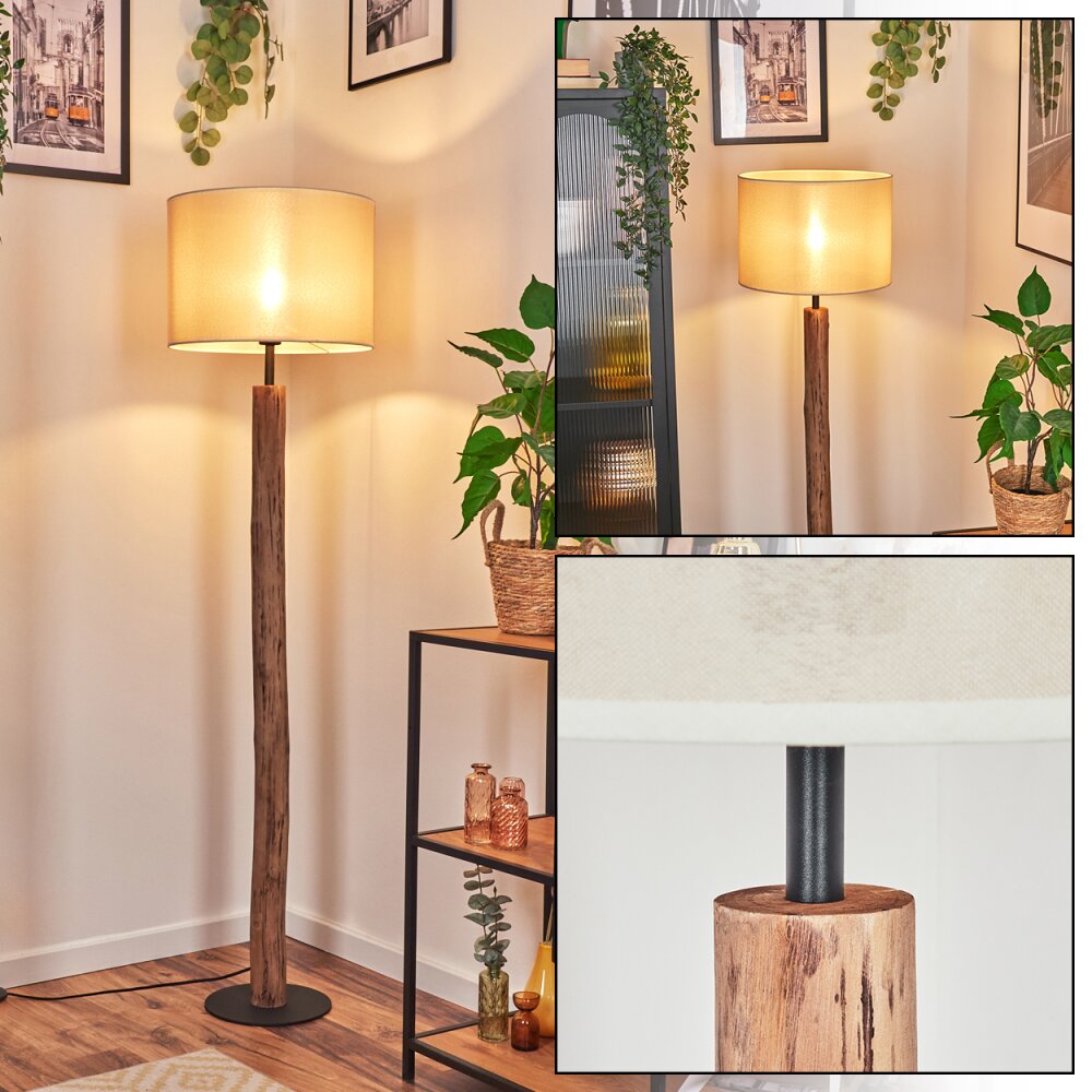 Bassagoda Lampa stojąca Ecru, Czarny, 1-punktowy main product photo